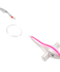 Bird Rig with White Bird and Silver Spoon BRW-0RBMS - Clarkspoon Fishing Lures