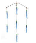 8" Mini Spreader Bar - Rigged w/ Blue Skirts and 0-RBMS Clarkspoon - Clarkspoon Fishing Lures