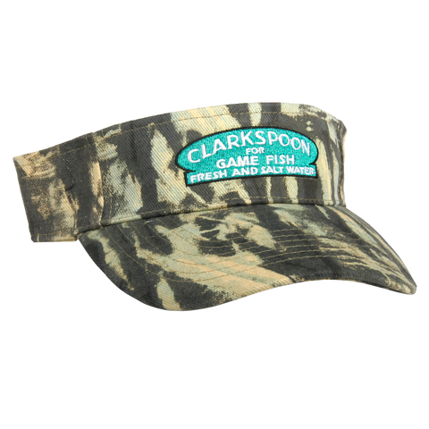 Clarkspoon Camo Visor - Clarkspoon Fishing Lures