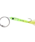 Clark Dart | Micro Trolling Lure - Bullet Head CDB-CHS - Rigged - Chartreuse - Clarkspoon Fishing Lures