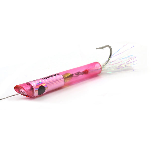 Clark Dart | Micro Trolling Lure - Scoop Head CDS-PKS - Rigged - Pink - Clarkspoon Fishing Lures