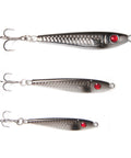 Chrome Jig - Chrome/Black - Clarkspoon Fishing Lures