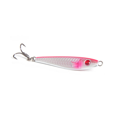 Chrome Jig - Chrome/Pink - Clarkspoon Fishing Lures