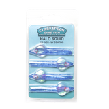 Halo Squid CSFS25-BL Blue 2.5" - 4 Pack - Clarkspoon Fishing Lures