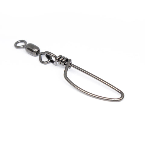 210x Fishing Bearing Swivel with Fast Snap Clip Stainless Steel