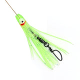 Clarkspoon 8" Mini Spreader Bar - Rigged w/ Chartreuse Skirts and 0-RBMS Clarkspoon - Clarkspoon Fishing Lures