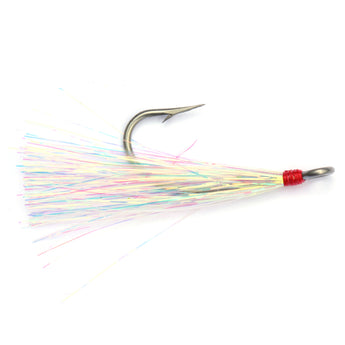 Dressed Hook 2/0 Pearl Mylar Tinsel - 2pk - Clarkspoon Fishing Lures