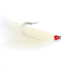 Dressed Hook 2/0 White Bucktail - 2pk - Clarkspoon Fishing Lures
