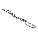 Stainless Steel Double Snap Swivel - Multiple Sizes - Clarkspoon Fishing Lures