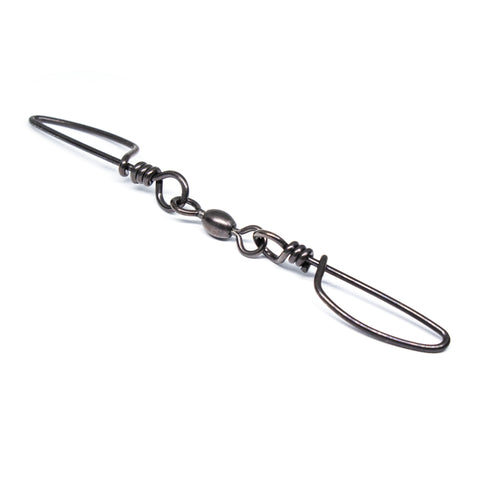 Stainless Steel Ball Bearing 2-Ring Snap Swivel - Multiple Sizes, Clarkspoon
