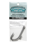 Replacement Hooks - Size 2 and 3 Spoon - Clarkspoon Fishing Lures