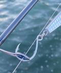 Stick Jig 1.5oz with Inline Single Hook - Silver - Clarkspoon Fishing Lures