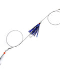 Mackerel Duster Rig MDBS-0RBMS Blue & Silver - Clarkspoon Fishing Lures