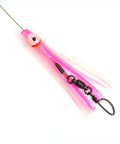 8" Mini Spreader Bar - Rigged w/ Pink Skirts and 0-RBMS Clarkspoon - Clarkspoon Fishing Lures