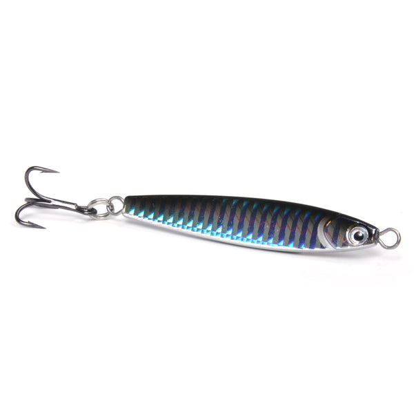 Stick Jig 1.5oz - SJ15-SIL/BLK - Silver/Black - Clarkspoon Fishing Lures